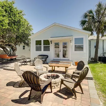 St Augustine Cottage With Fire Pit - Walk To Pier! St. Augustine Beach Exterior photo